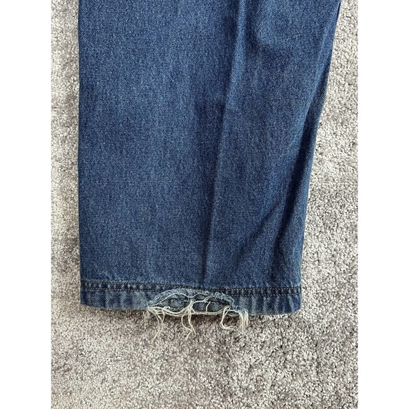 Duluth‎ Trading Relaxed Straight Leg Jeans Mens Size 48x30 Blue Denim Fire Hose - Picture 10 of 12